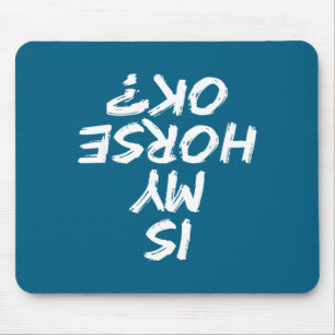 Mousepad Cavalgada Dito Engraçado Está Meu Cavalo Ok Cavalo