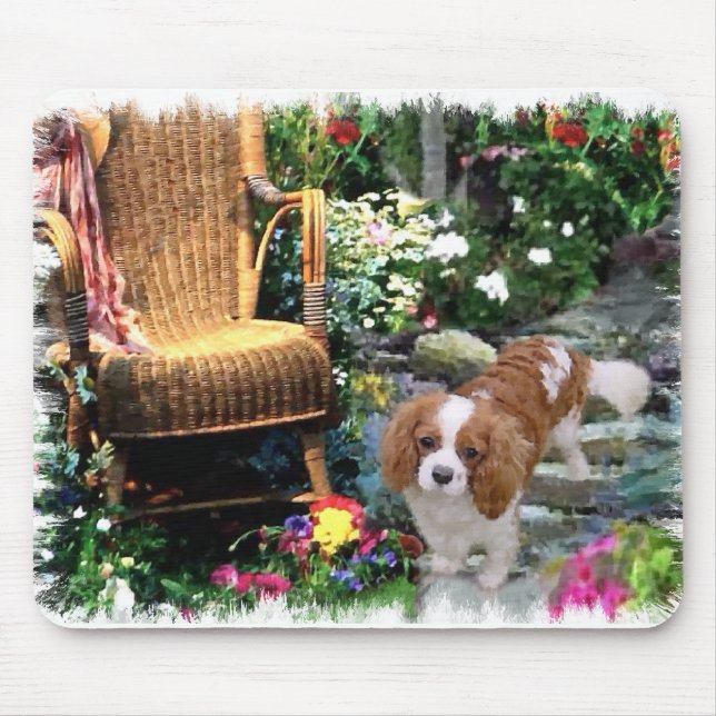 Mousepad Cavalier King Charles Spaniel Art (Frente)