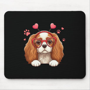 Mousepad Cavalier King Charles Spaniel Engraçado Coração Ca