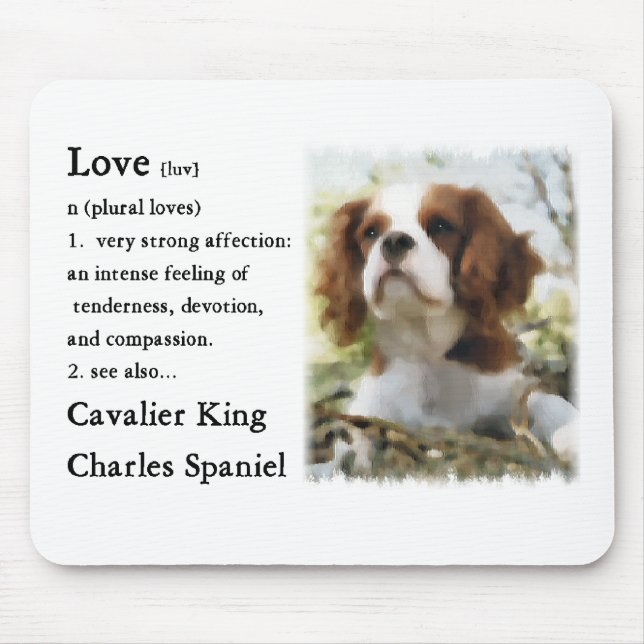 Mousepad Cavalier King Charles Spaniel Gifts (Frente)