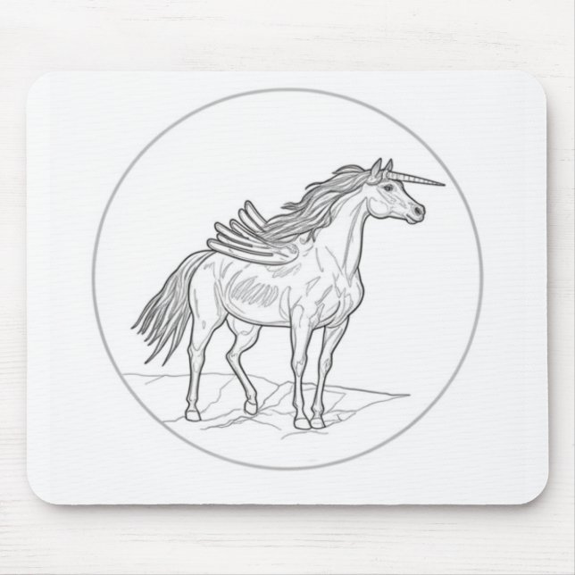 Mousepad Cavalo Alado 🐴  (Frente)