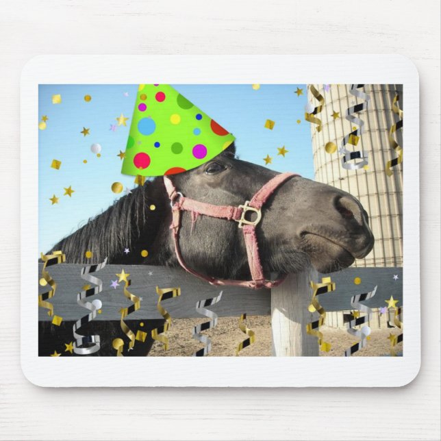 Mousepad Cavalo-animal de festa (Frente)