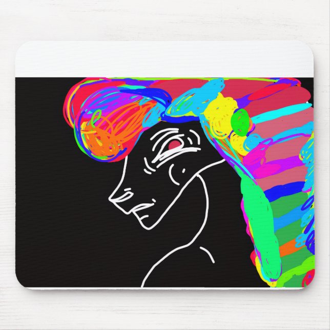 Mousepad Cavalo Arco-íris (Frente)