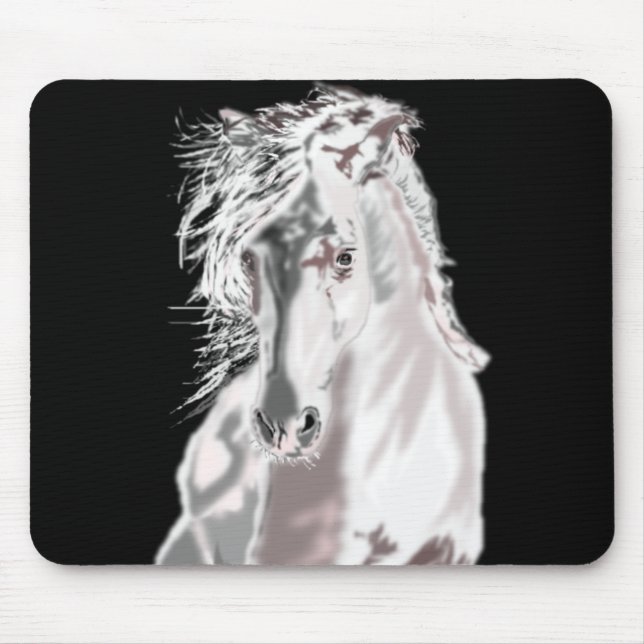 Mousepad Cavalo Branco (Frente)