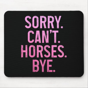 Mousepad Cavalo Cavaleiro Cavaleiro Equestre Desculpem Cava