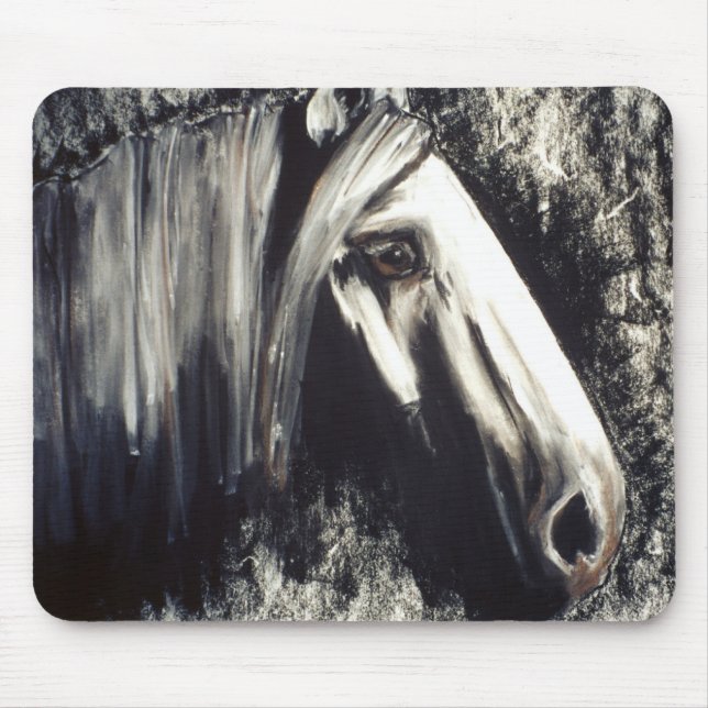 Mousepad Cavalo Cinza (Frente)