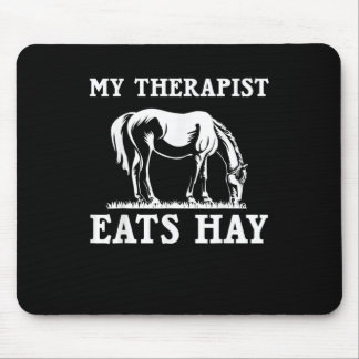 Mousepad Cavalo Cita Meu Terapista Come O Cavalo E