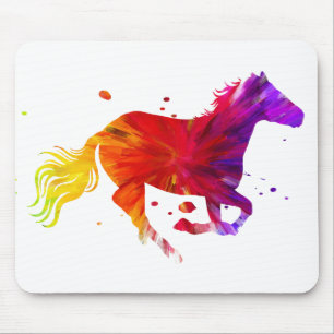 Mousepad Cavalo Colorido