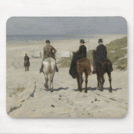 Mousepad Cavalo da Manhã na Praia (por Anton Mauve)