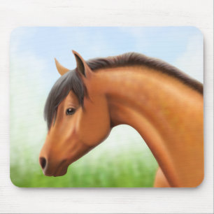 Mousepad Cavalo Dappled do Arabian da baía