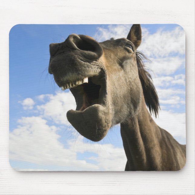 Mousepad Cavalo de bocejo (Frente)
