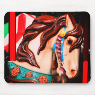 Mousepad Cavalo de Carrossel a vapor silencioso 
