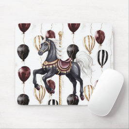 Mousepad Cavalo de Carrossel Balões de Circo