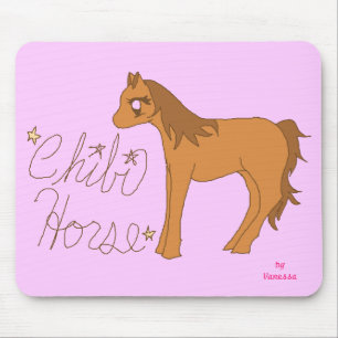 Mousepad Cavalo de Chibi