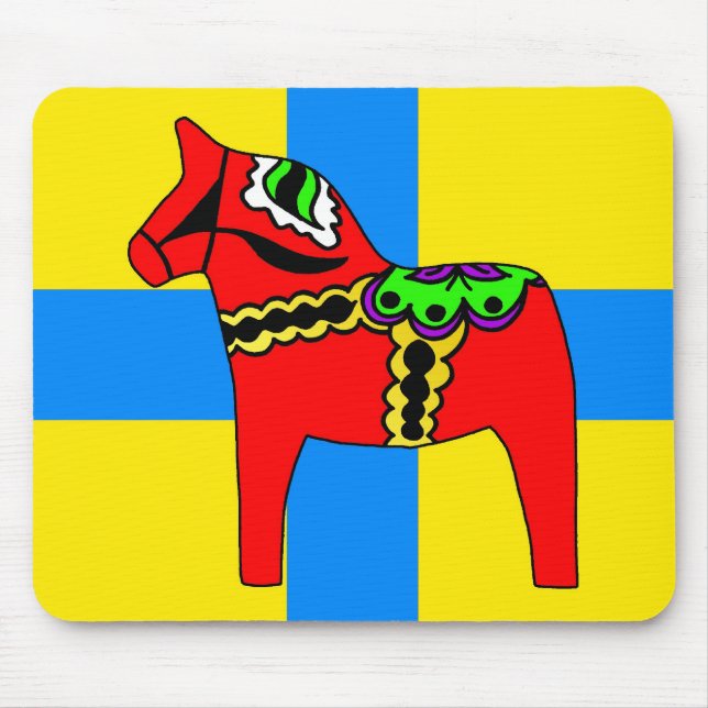 Mousepad Cavalo de Dala da suecia (Frente)