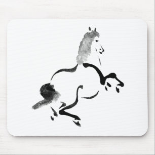 Mousepad Cavalo do chinês do vintage