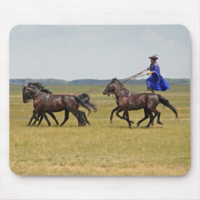 Mousepad Cavalo e cavalos da Hungria (Frente)