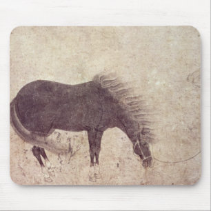 Mousepad Cavalo e noivo no inverno
