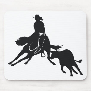 Mousepad Cavalo e vaca do corte