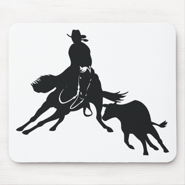 Mousepad Cavalo e vaca do corte (Frente)