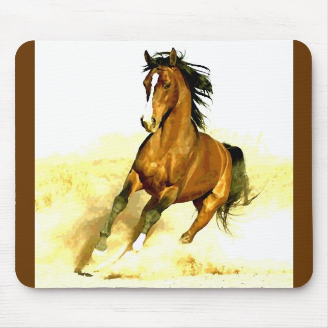 Mousepad Cavalo em Execução (Frente)