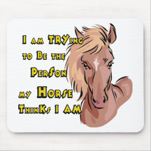 Mousepad Cavalo Engraçado