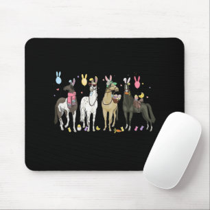 Mousepad Cavalo Engraçado Dia de Páscoa Fazenda Animal Coel