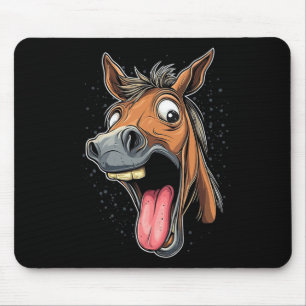 Mousepad Cavalo legal Mostrando Cavalos De Língua Que Andam