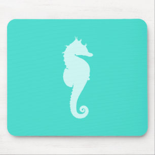 Mousepad Cavalo-Marinho Turquesa