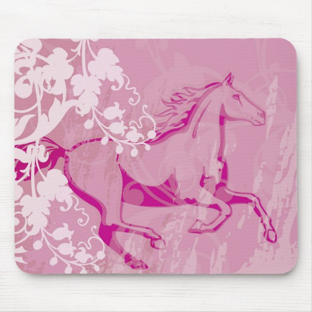 Mousepad Cavalo místico do jardim (Frente)
