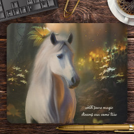 Mousepad Cavalo na Floresta Encantada