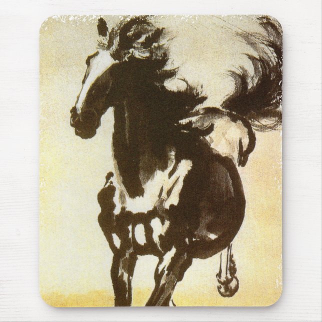 Mousepad Cavalo Negro (Frente)