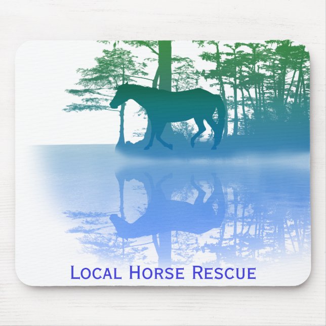 Mousepad Cavalo no crepúsculo (Frente)