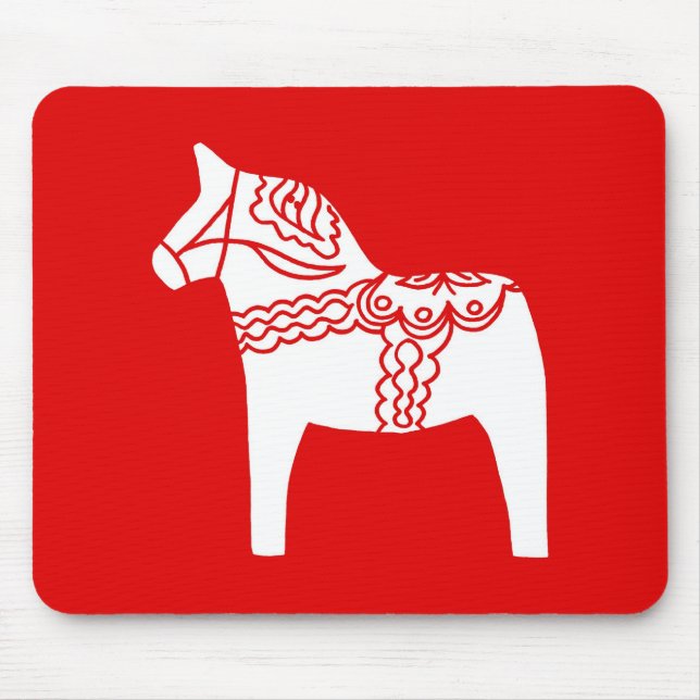 Mousepad Cavalo vermelho de Dala (Frente)