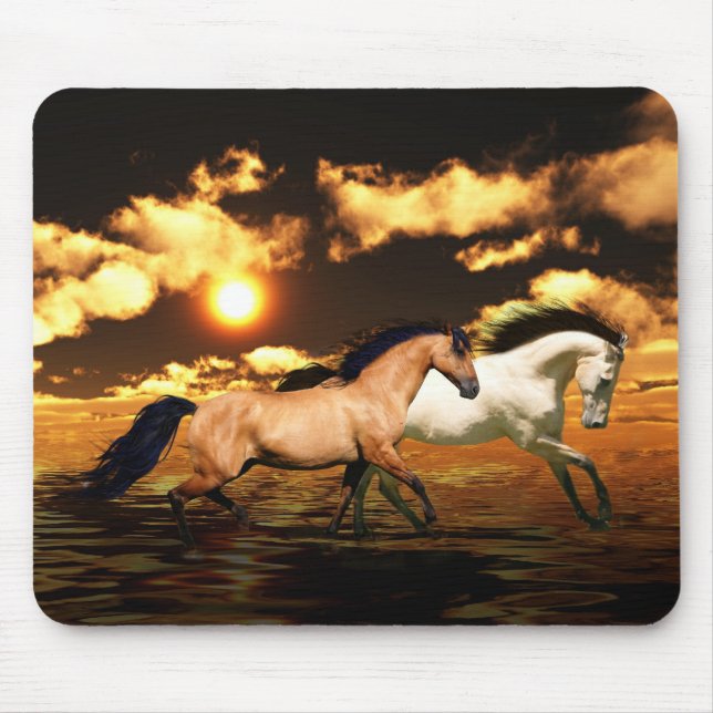 Mousepad Cavalos correndo (Frente)
