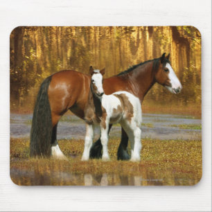 Mousepad Cavalos da fantasia: Égua & potro