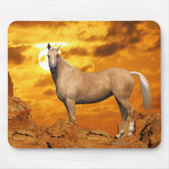 Mousepad Cavalos da fantasia: Montanha (Frente)