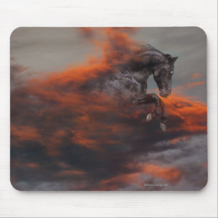 Mousepad Cavalos da fantasia: Nuvens