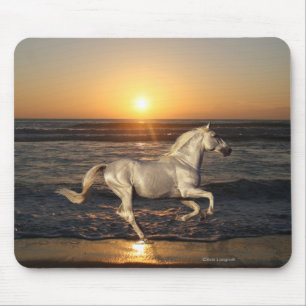 Mousepad Cavalos da fantasia: Por do sol