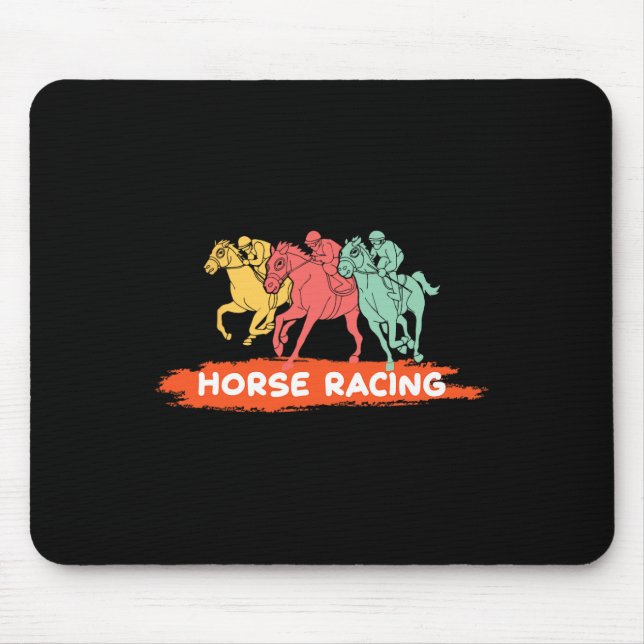 Mousepad Cavalos de Corrida Cavalos Andando Cavalos (Frente)