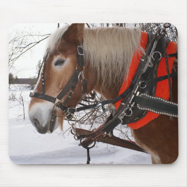 Mousepad Cavalos do inverno (Frente)