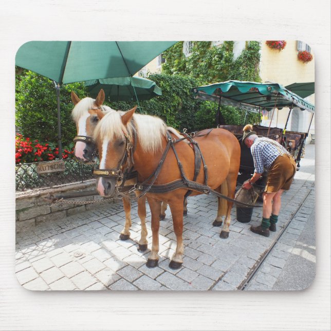 Mousepad Cavalos e carruagems (Frente)