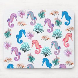 Mousepad Cavalos-marinhos Lindos