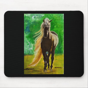 Mousepad Cavalos Negros Vermelhos Cavalos Cavalos Andando C