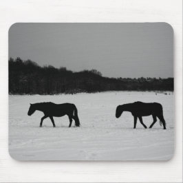 Mousepad Cavalos no mpcnm da neve