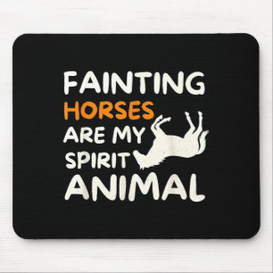 Mousepad Cavalos que Desmaiam São o Meu Animal Srit Fazenda