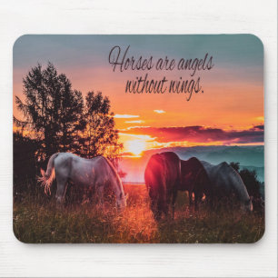 Mousepad Cavalos são anjos sem asas