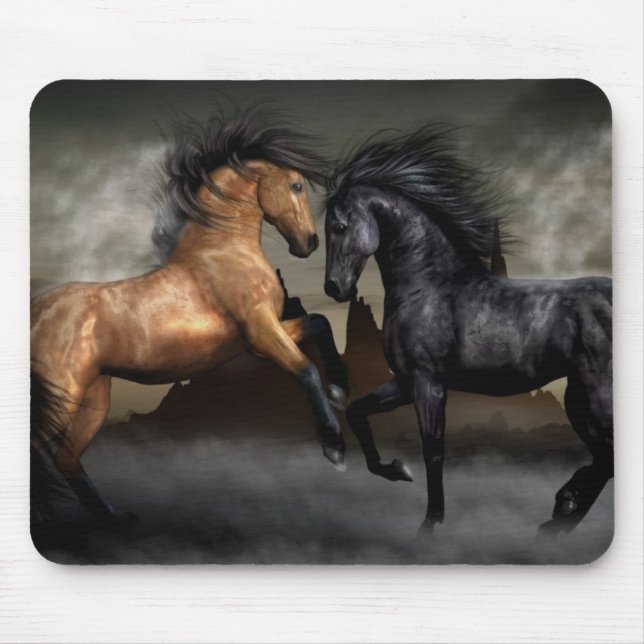 Mousepad Cavalos selvagens (Frente)