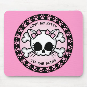 Mousepad Caveira do Gatinho Cónico