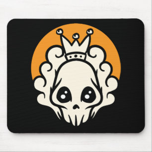 Mousepad Caveira Dourada
